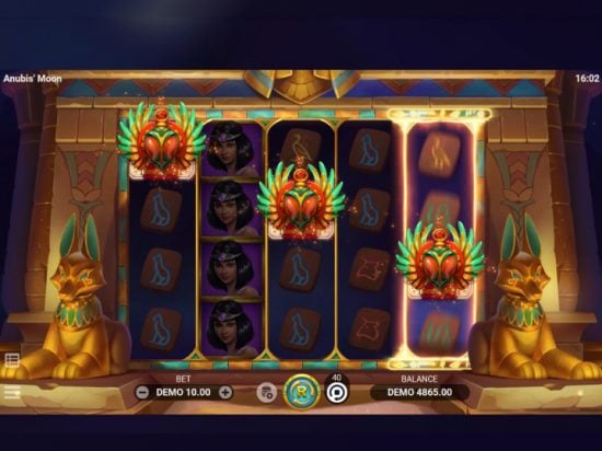 Click the thumbnail to enlarge Anubis’ Moon slot game image