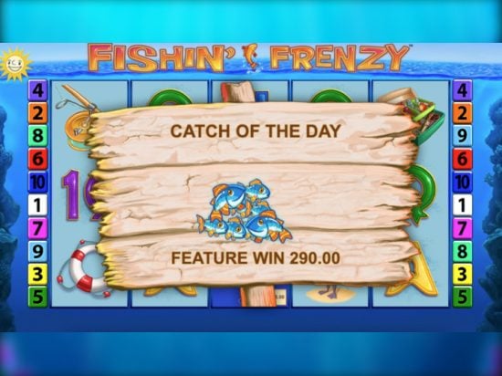 Click the thumbnail to enlarge Fishin’ Frenzy slot game logo