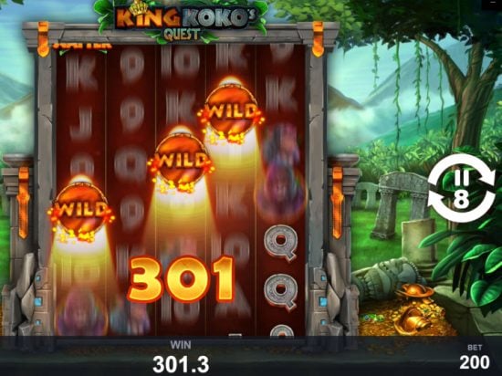 Click the thumbnail to enlarge King Koko’s Quest 2 slot game image