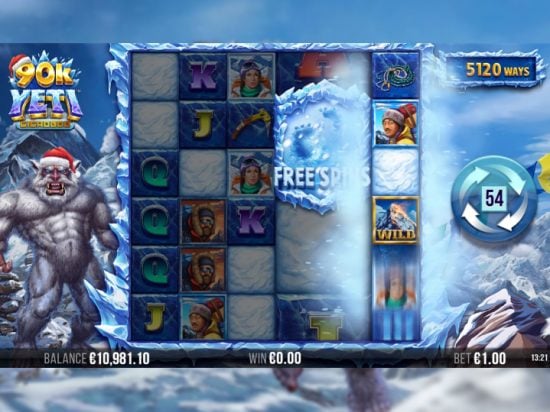 90K Yeti Gigablox slot game image