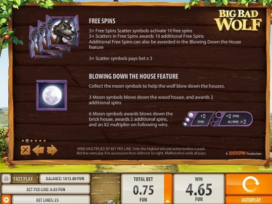 Big Bad Wolf slot game image