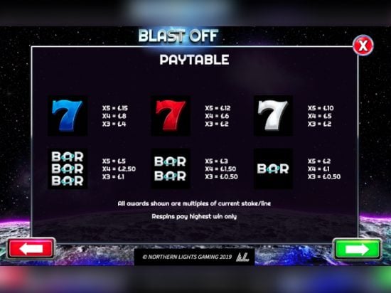 Blast Off slot game image