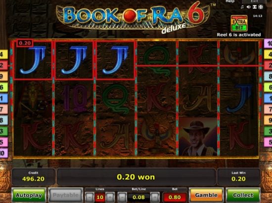 Book of Ra 6 slot game logo