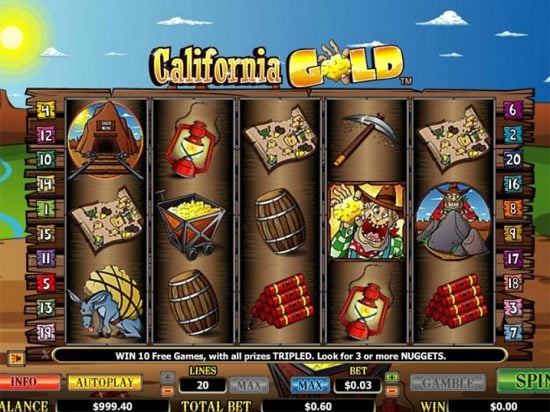 California Gold Slot Game Image