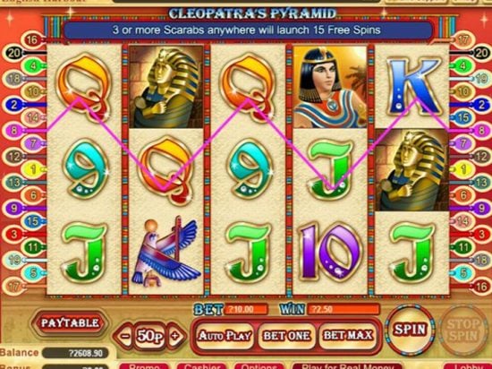 Cleopatras Pyramid Slot Game Image