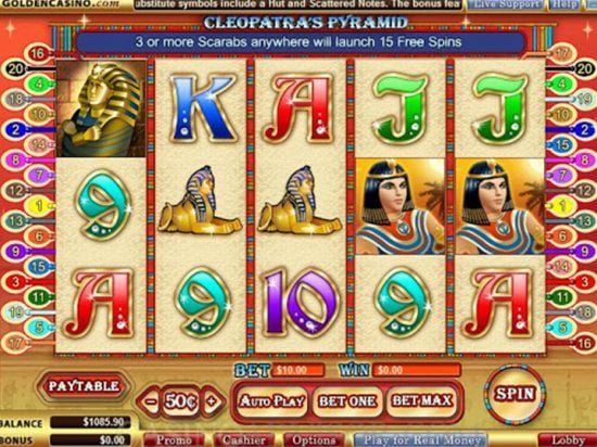 Cleopatras Pyramid Slot Game Image