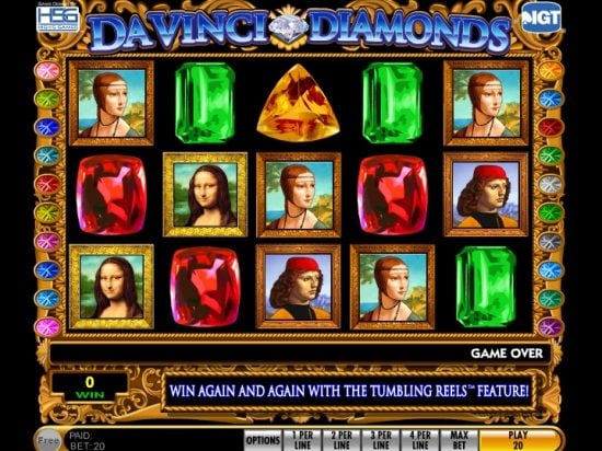 Da Vinci Diamonds slot game image