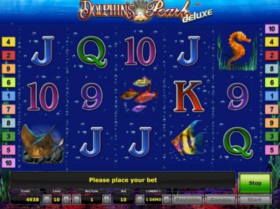 Dolphin Pearl Deluxe slot game logo