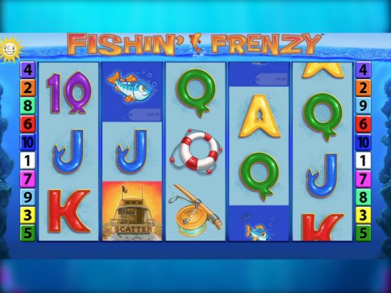 Fishin’ Frenzy slot game logo