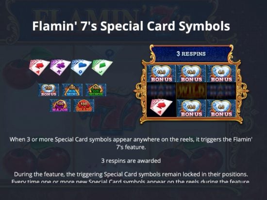 Flamin’ 7s slot game image
