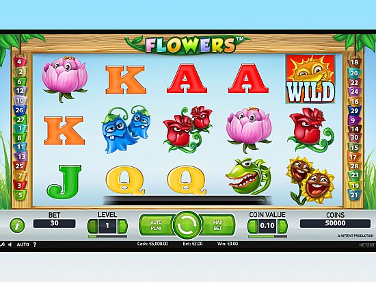 Flowers slot game image