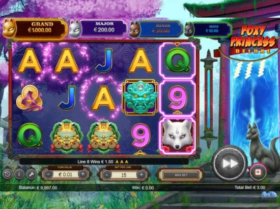 Foxy Princess Deluxe slot game image