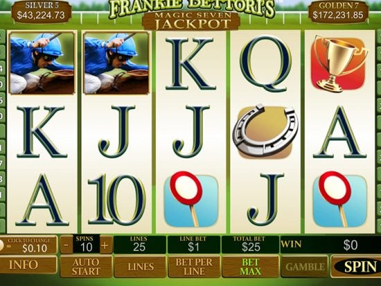 Frankie Dettori's Magic Seven Jackpot screenshot