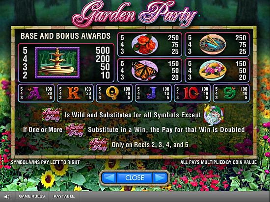 Garden Party slot game image