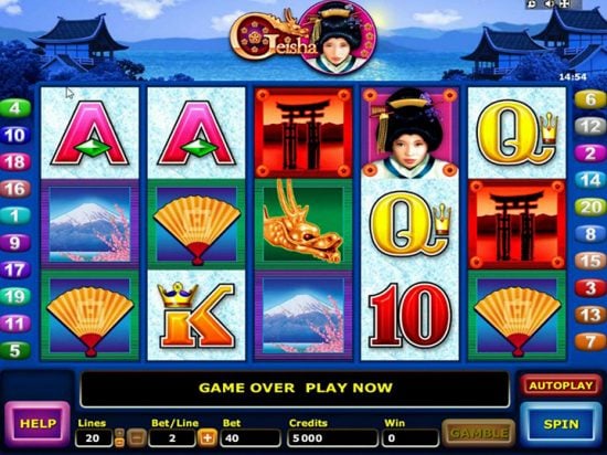Geisha slot game image