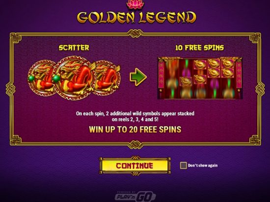 Golden Legend Slot Game Image