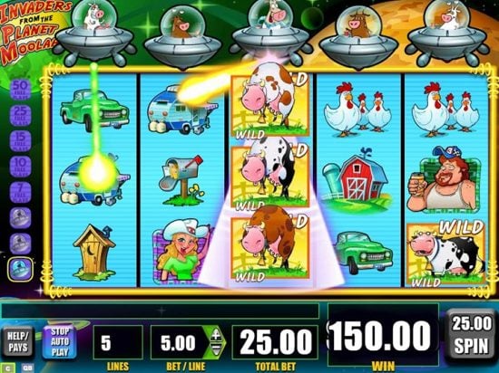 Invaders From The Planet Moolah Slot Game Image