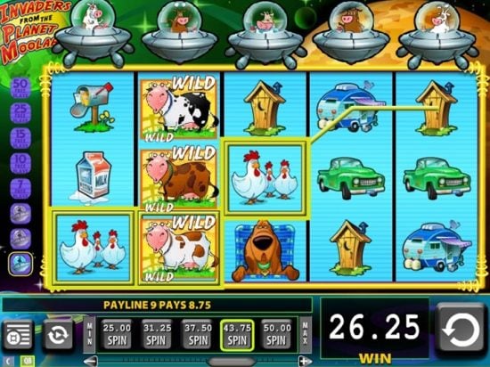 Invaders From The Planet Moolah Slot Game Image