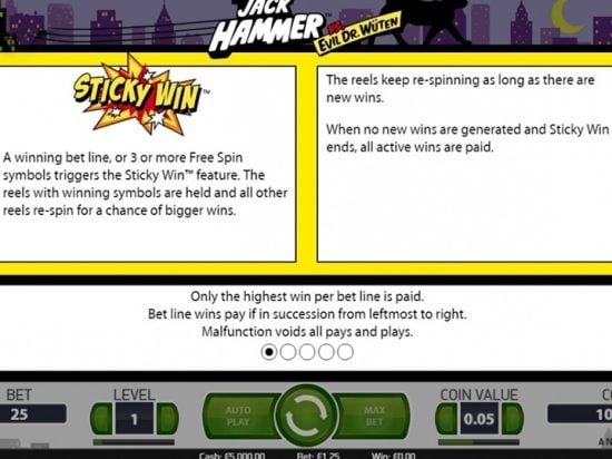 Jack Hammer Slot Game Image