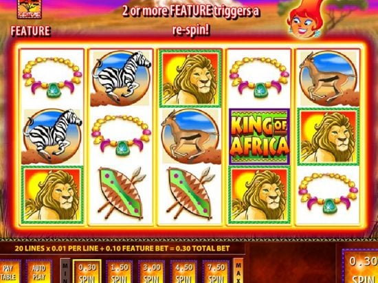King of Africa slot game image
