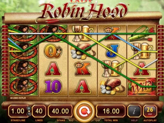 Lady Robin Hood slot game logo