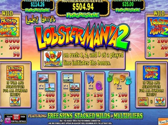 Lobstermania 2 slot game image