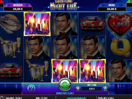 Lock It Link Night Life Slot Game Image