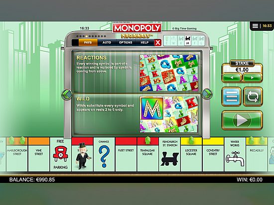 Monopoly Megaways slot game image