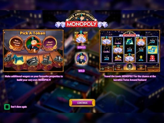 Monopoly Once Around Deluxe Slot Game Image