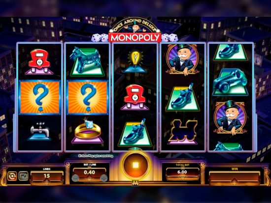 Monopoly Once Around Deluxe Slot Game Image