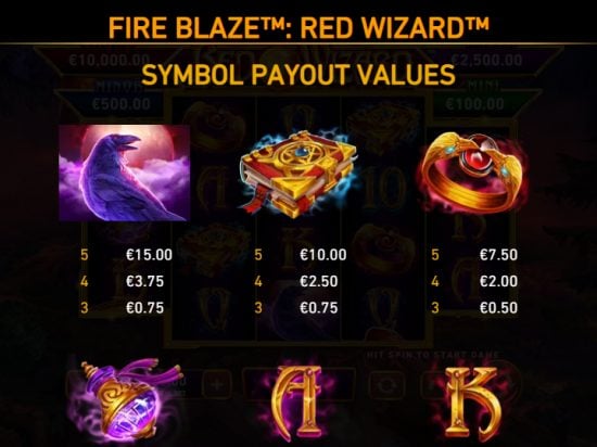 Red Wizard slot game image