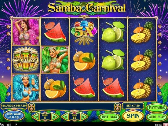 Samba Carnival Slot Game Image