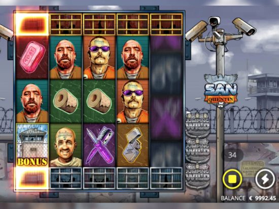 San Quentin xWays slot game logo