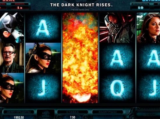The Dark Knight Rises Slot Game Image