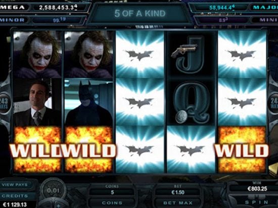 The Dark Knight Rises Slot Game Image