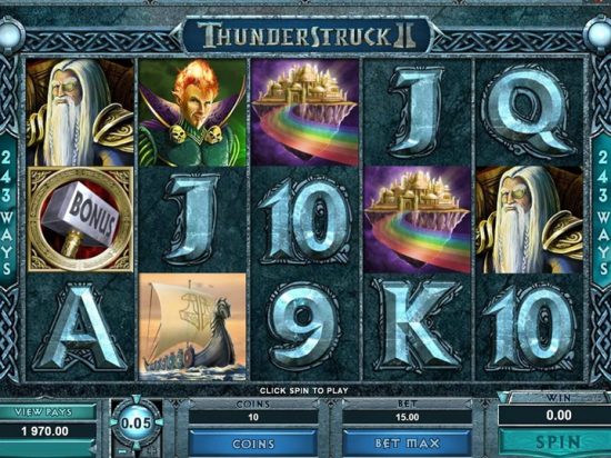 Thunderstruck II Slot Game Image