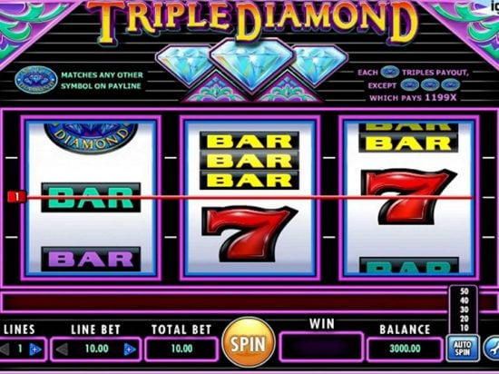 Triple Diamond slot game image