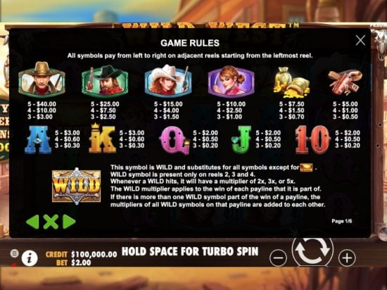 Wild West Gold slot game image