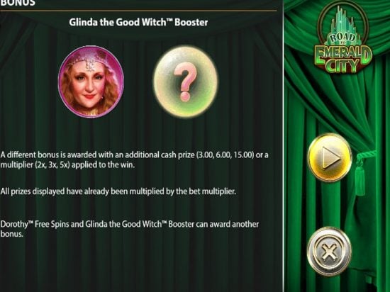 Wizard Of Oz Road To Emerald City Slot Game Image