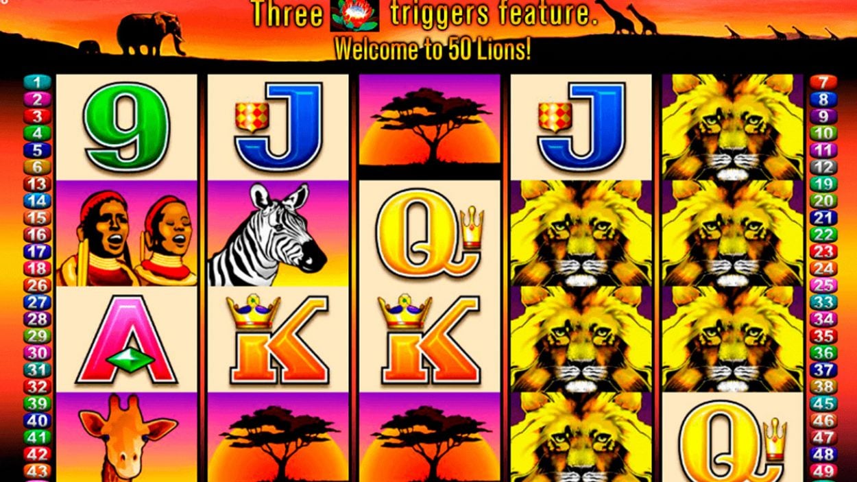 50 lions slot game free download