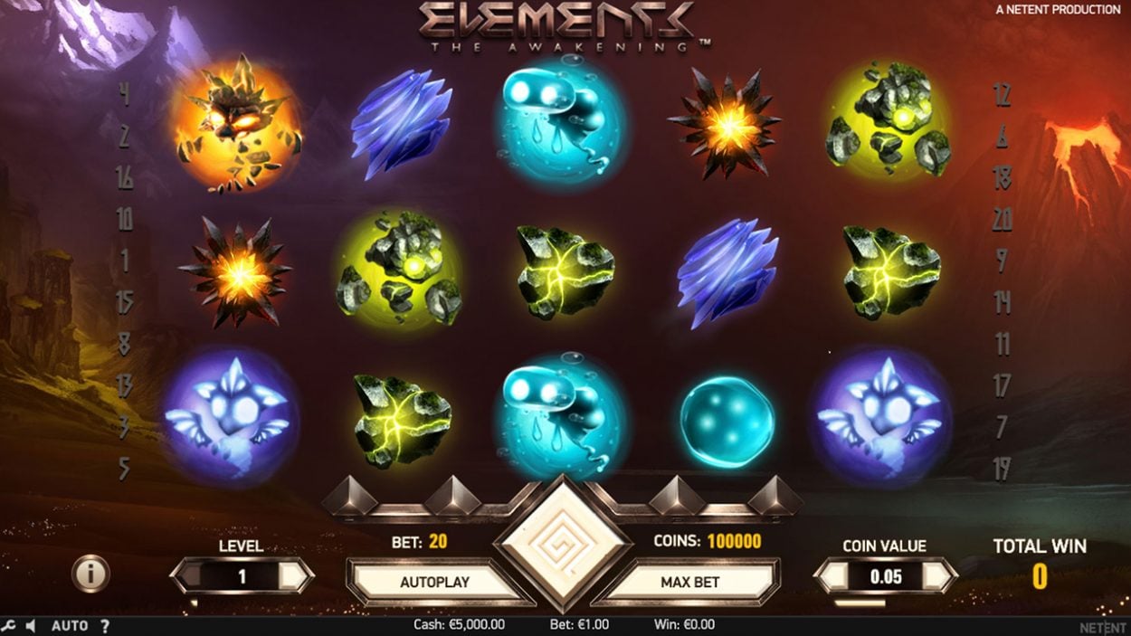 Elements Slot Demo Image