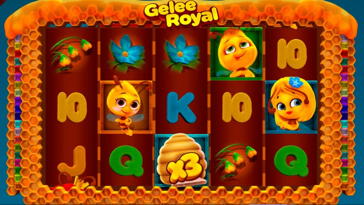 Title screen for Gelee Royal slot game