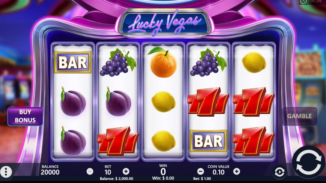 Lucky Vegas slot game free demo