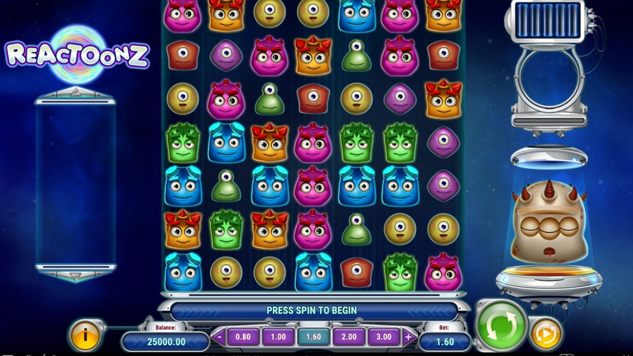 play reactoonz slot free