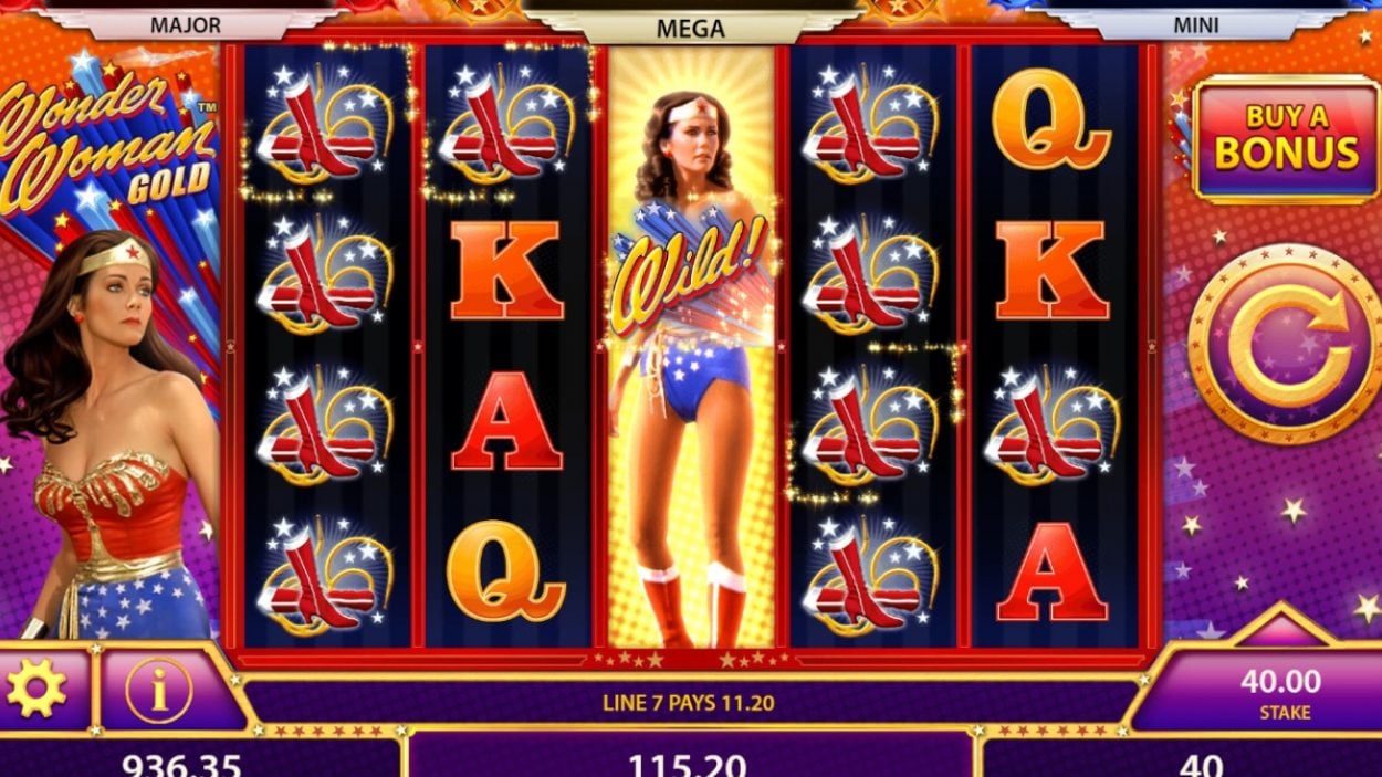 wonder woman slot game